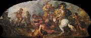 Charles de La Fosse Alexander the Great hunting Lions oil painting on canvas